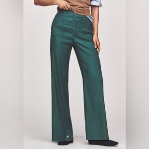 The Collette Full-Length Wide Leg Pants by Maeve